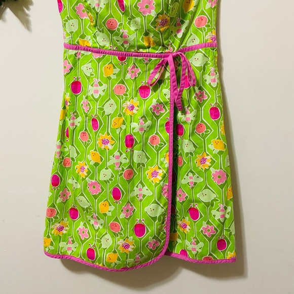 Lilly Pulitzer Ladybug Bee Strapless Wrap Dress - Picture 8 of 9